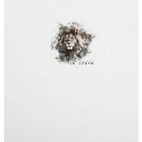 BE BRAVE (BE YOURSELF) - Paneel Sommersweat 