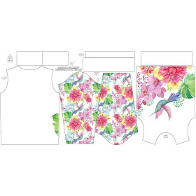 KINDER SWEATSHIRT (NOE) - KOLIBRIS UND BLUMEN Ms. 2 - Nähset