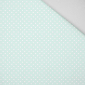 PUNKTE WEIß / hellminz - HOME DECOR PREMIUM Webware