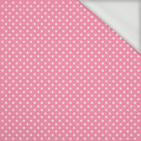 PUNKTE WEIß / Rosa -  Sommersweat