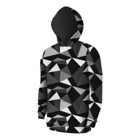 HERREN HOODIE (COLORADO) - EIS MS. 2 / schwarz - weiß - Nähset