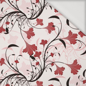 BLÄTTER Ms. 4 (rot) - Viskose Jersey