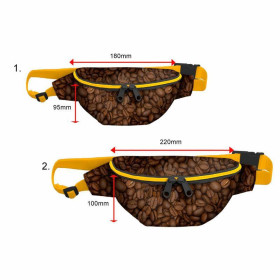 HÜFTTASCHE - KAFFEEBOHNEN - klein