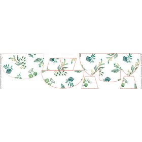 HÜFTTASCHE - GRÜNES HERBARIUM / Größe nach Wahl