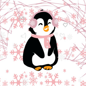 KINDERPYJAMAS "MIKI" - PINGUIN 2.0 / rose quartz - Nähset