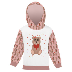 KINDER HOODIE (ALEX) - FRAU BÄR (VERLIEBTEN BÄREN) - Nähset