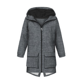 HERRENPARKA (TOM) - LEINEN / grau - Nähset