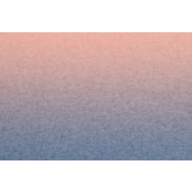 OMBRE / ACID WASH - blau (pfirsich) - Paneel, Sommersweat 