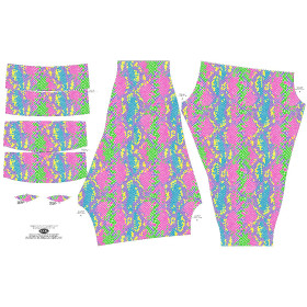 SPORTLEGGINGS - NEON SCHLANGENHUT M.1