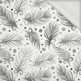 GRAU FEDERN (GRAU) / weiß-  Sommersweat