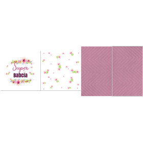 DEKO-KOPFKISSEN - SUPER BABCIA / rosa