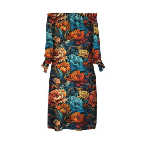 KLEID "CARMEN" - EXOTIC ORCHIDS PAT. 7 - Nähset 
