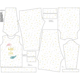 KINDERPYJAMAS "MIKI" - PASTELL-FEDERN (WILD & FREE) - Nähset
