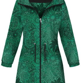 DAMENPARKA (ANNA) - GRÜNE SPITZE - Nähset