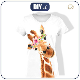 DAMEN T-SHIRT - GIRAFFE - Single Jersey