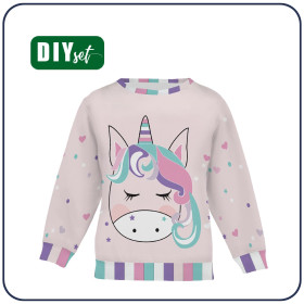 KINDER SWEATSHIRT (NOE) - EINHORN ALICE - Nähset