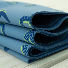 ZEICHEN / gedämpftes blau - Softshell