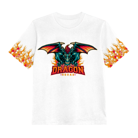 2-PACK - KINDER T-SHIRT  - DRAGON - Nähset
