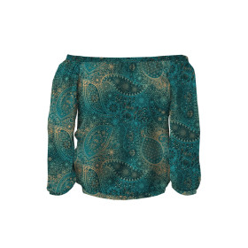 Carmenausschnitt Bluse (SOFIA) - MEHNDI 2.0 - Nähset 