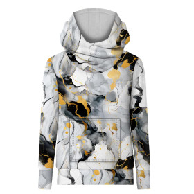 HYDROPHOBER HOODIE UNISEX - ALCOHOL INK M. 3 - Nähset
