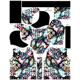 HYDROPHOBER HOODIE UNISEX - STREET ART Ms. 4 - Nähset