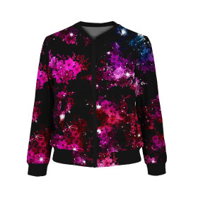 DAMEN BOMBERJACKE (KAMA) - BLUMEN / GALAXIE - Nähset
