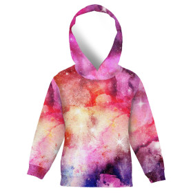 KINDER HOODIE (ALEX) - AQUARELL GALAXIE MS 6 -  - Nähset