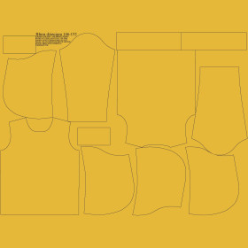 KINDER HOODIE (ALEX) - B-14 - SPICY MUSTARD - Nähset