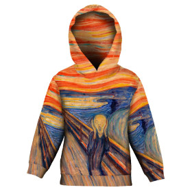 KINDER HOODIE (ALEX) - DER SCHREI (Edvard Munch) - Nähset