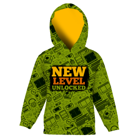 KINDER HOODIE (ALEX) - NEW LEVEL UNLOCKED - Nähset