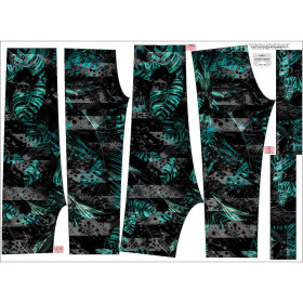 SOFTSHELL-HOSE (YETI) - JUNGLE ZEBRA - Nähset