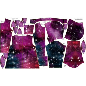 KINDERJACKE DINO (ZOE) - AQUARELL GALAXIE MS. 8 - Nähset (98/104)