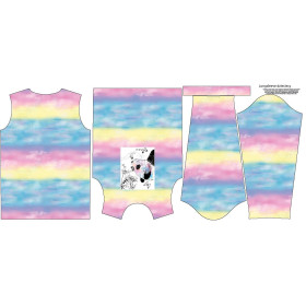 LONGSLEEVE - REGENBOGEN-OZEAN Ms. 1 / Panda - Nähset