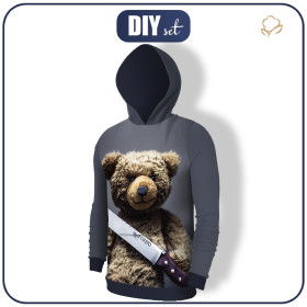 HERREN HOODIE (COLORADO) - KILLER TEDDY - Nähset