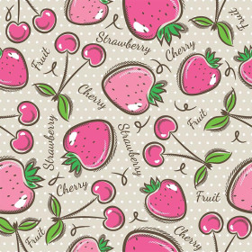 FRÜCHTE - Baumwoll Webware