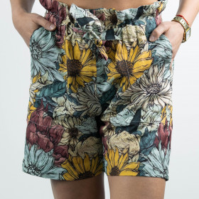 PAPERBAG SHORTS - LUXE TROPICAL M. 2 - Nähset