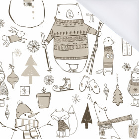 PASTELL WINTER - Wasserabweisende Webware