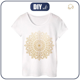 PYJAMAS-T-SHIRT "LINDA" - GOLDENES MANDALA - Nähset