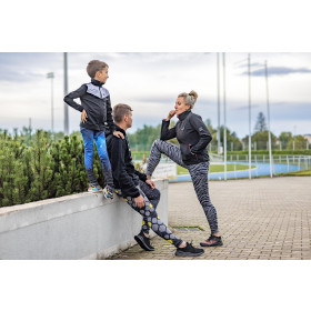 HERREN THERMO LEGGINGS (JACK) - BATIK SCHWARZ - Nähset