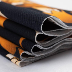 GLOCKENBLUMEN Ms. 1 (gold) / schwarz - Sommersweat 