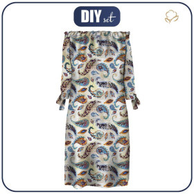 KLEID "CARMEN" - BOHO PAISLEY - Nähset 