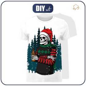 HERREN T-SHIRT - JOLLY SKELETON - Nähset