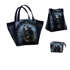 XL Tasche mit Utensilientasche 2 in 1 - GOTHIC GIRL M. 2 - Nähset