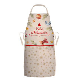 Weihnachtsschürze - Frohe Weihnachten / VÁNOČNÍ DEKORACE