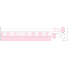 OSTERKRANZ - PUNKTE - STREIFEN / rosa - Nähset