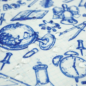 HEFT BLAU MINI - Wasserabweisende Webware