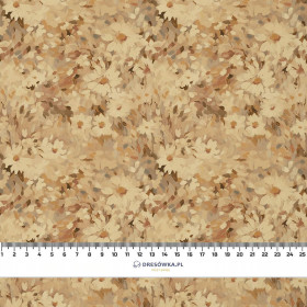 BEIGE / FLOWERS - Nylonstoff PUMI