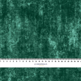 GRUNGE (flaschengrün) - Baumwoll Webware