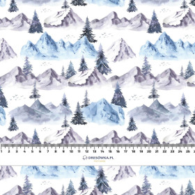 BERGE M.2 (GEMALTER WALD) - Hydrophober angerauter Wintersweat