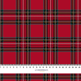 100cm KARO MS. 12 / Rot - Satin